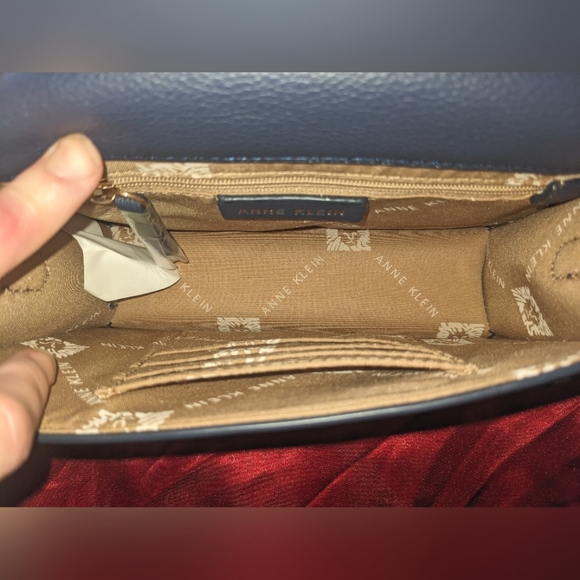 Anne Klein Flap Crossbody Bag & Wallet Set - Picture 7 of 16